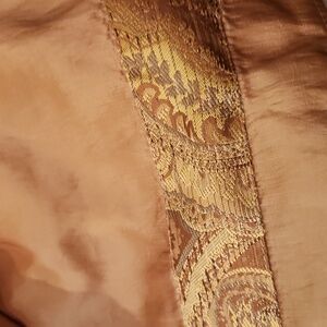 Croscill Tan and Gold Mattress Cover